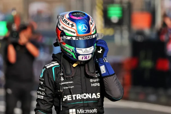 Kimi Antonelli learns his fate from the stewards after the incident with Norris