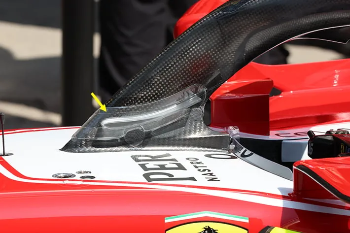 Ferrari is already inspiring the competition: Haas copies its exhaust wing in China