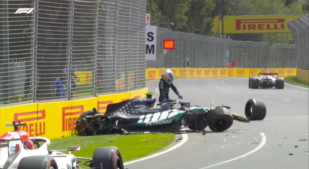 Australian GP - FP3: Mercedes strikes hard, huge crash for Antonelli