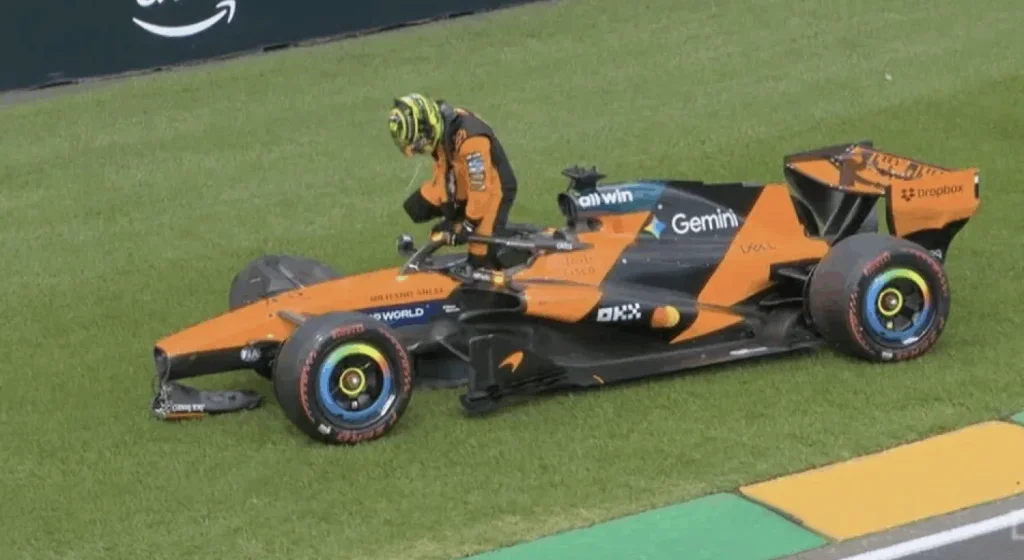 Catastrophe for Oscar Piastri: crash even before the start of the Australian Grand Prix