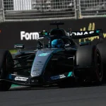 George Russell takes pole in Melbourne, Verstappen crashed in Q1