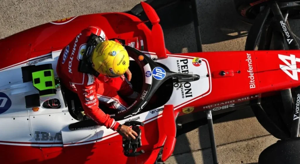 Lewis Hamilton surprised by Ferrari's decision to abandon its wing