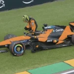 Disaster for Oscar Piastri: crash even before the start of the Australian Grand Prix