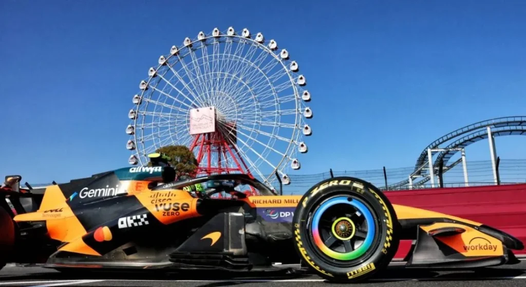 Lando Norris frustrated in Suzuka: a solid fifth place despite chaotic preparation