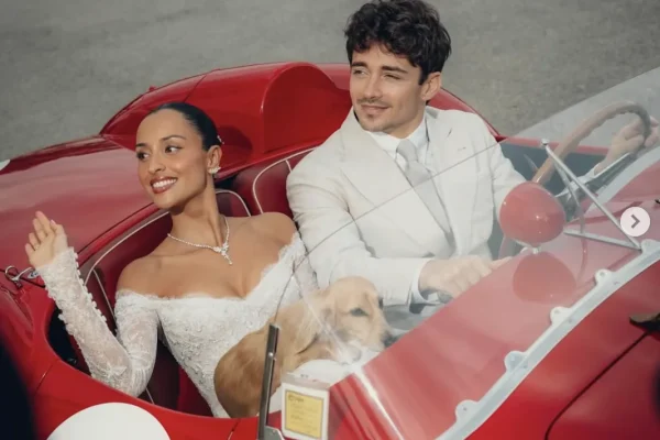 Charles Leclerc officializes his marriage in a moving message