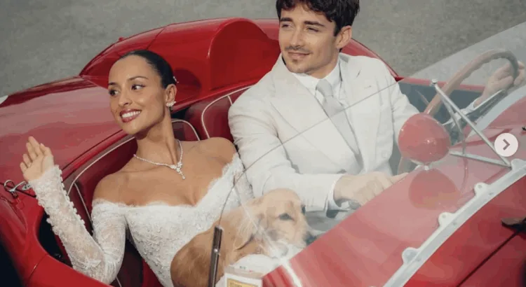 Charles Leclerc formalizes his marriage in a moving message