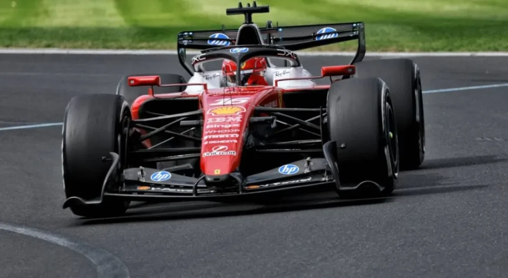 Charles Leclerc compare le départ de sa Ferrari à un 