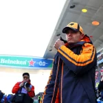 Lando Norris dejected after a painful Formula 1 debut