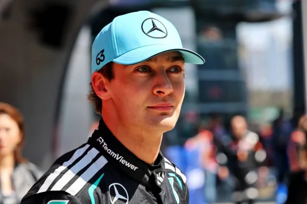 George Russell takes a breather after an eventful Chinese weekend