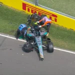 Violent crash for Kimi Antonelli during EL3 in Melbourne