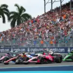 The TV schedule for the Miami Grand Prix