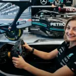 Doriane Pin, virtual Formula 1 driver while awaiting something better and a real test on the track