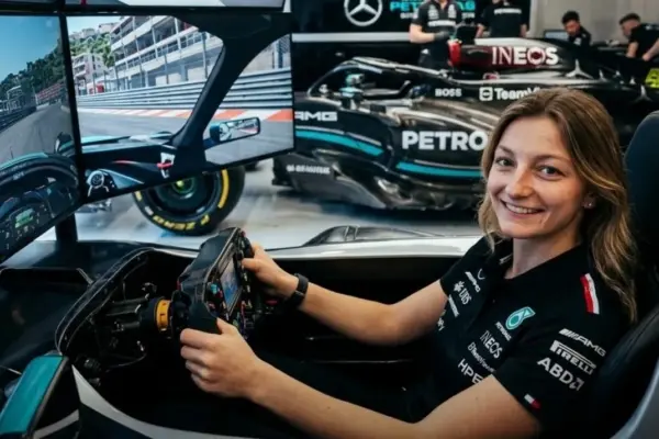 Doriane Pin, virtual Formula 1 driver while awaiting something better and a real test on the track