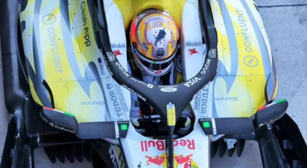 Liam Lawson blanchi après le crash avec Gasly à Miami