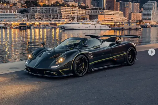 Fernando Alonso crazy about a unique Pagani worth nearly 10 million… with a custom baby seat