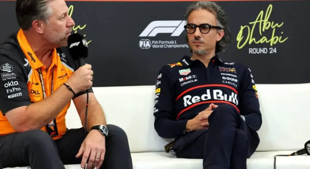 Laurent Mekies calms things down with Zak Brown after tensions around Lambiase