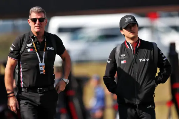 Guanyu Zhou and Colton Herta both on track for Cadillac in Barcelona in June