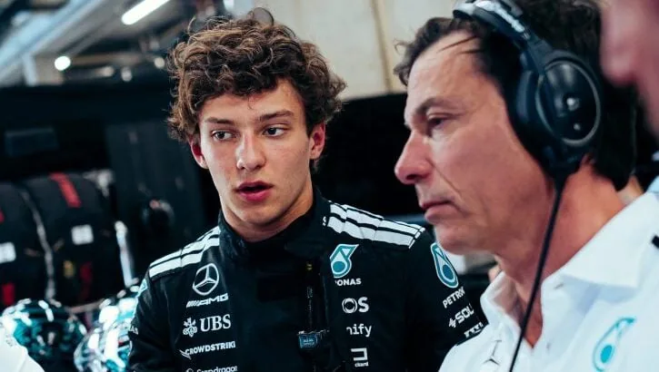 Toto Wolff worries about the rise of Kimi Antonelli