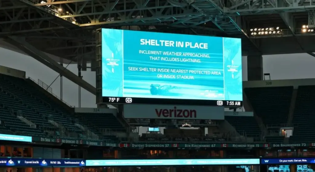 Orages à Miami : une course support annulée, le Grand Prix menacé
