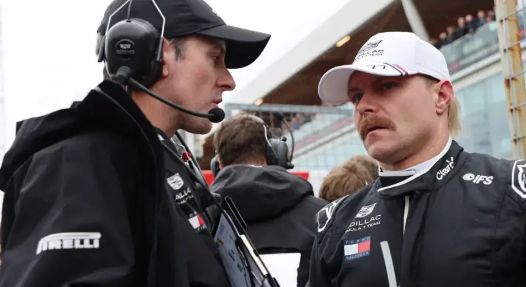Valtteri Bottas points out the limits of the Cadillac: