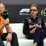 Laurent Mekies calms things down with Zak Brown after tensions around Lambiase