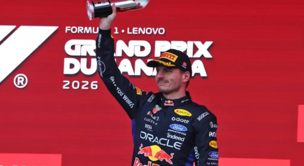 Max Verstappen savoure un podium 