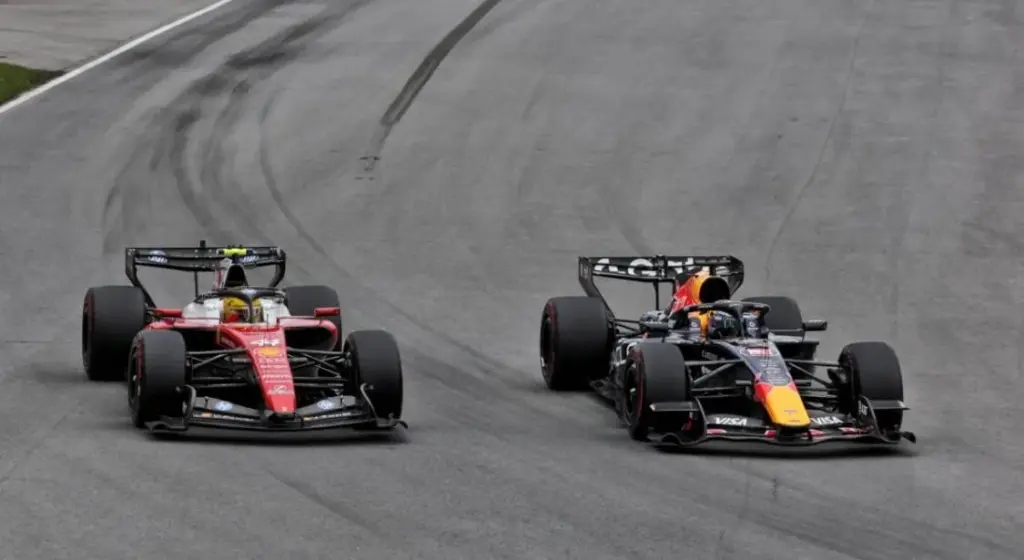 Lewis Hamilton and Max Verstappen had a lot of fun
