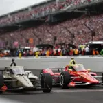 Felix Rosenqvist (MSR) edges out David Malukas (Penske) in a thrilling sprint finish