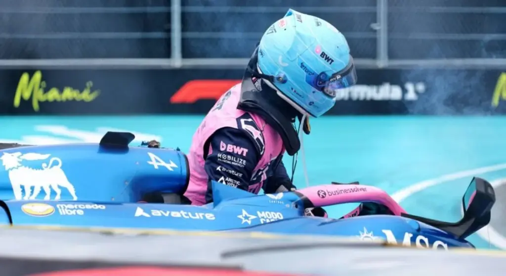 Pierre Gasly sent tumbling in Miami: big disappointment for the Frenchman