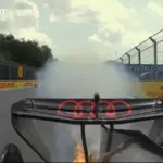 Disaster for Nico Hülkenberg: his single-seater catches fire even before the start in Miami