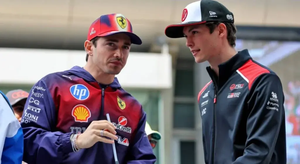 Ollie Bearman keeps Ferrari in his sights