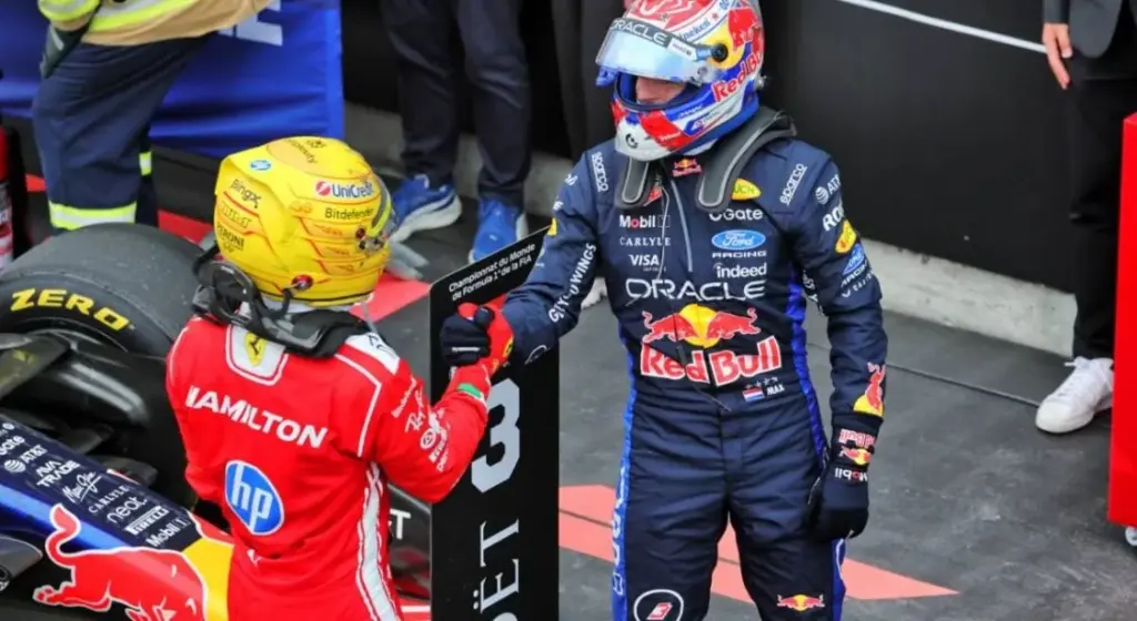 Lewis Hamilton savors his duel with Verstappen: 