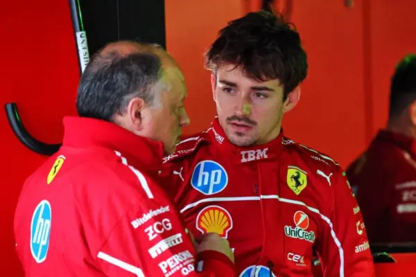 Charles Leclerc shares the same ambition as Fred Vasseur for Ferrari: in total harmony