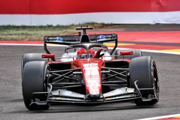 Charles Leclerc acknowledges a "helping hand" at Spa: "I believed in victory until the end"