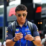 Isack Hadjar will start at the back of the grid in Spa