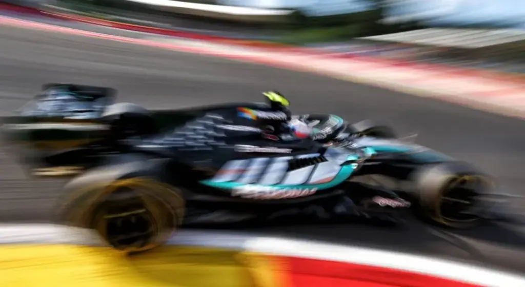 Kimi Antonelli under threat of a penalty after an engine alert at Mercedes