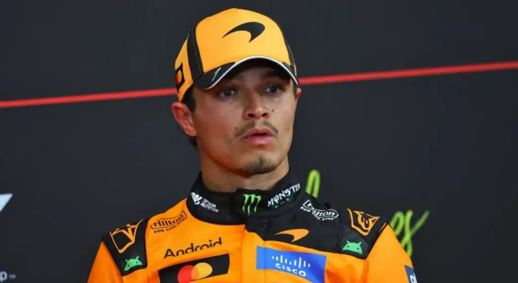Penalized on the grid, Lando Norris sets the tone before the Belgian GP