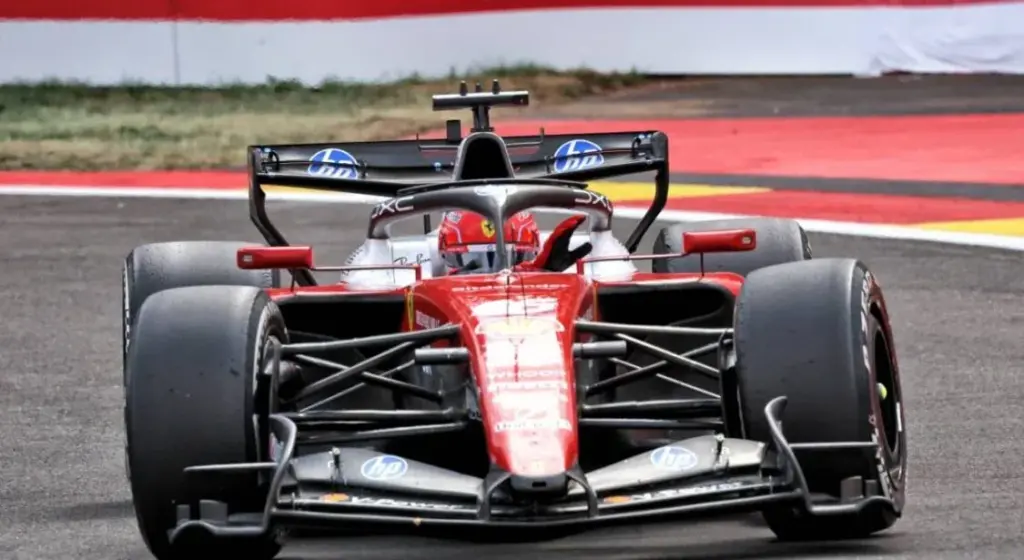 Charles Leclerc acknowledges a "helping hand" at Spa: "I believed in victory until the end"