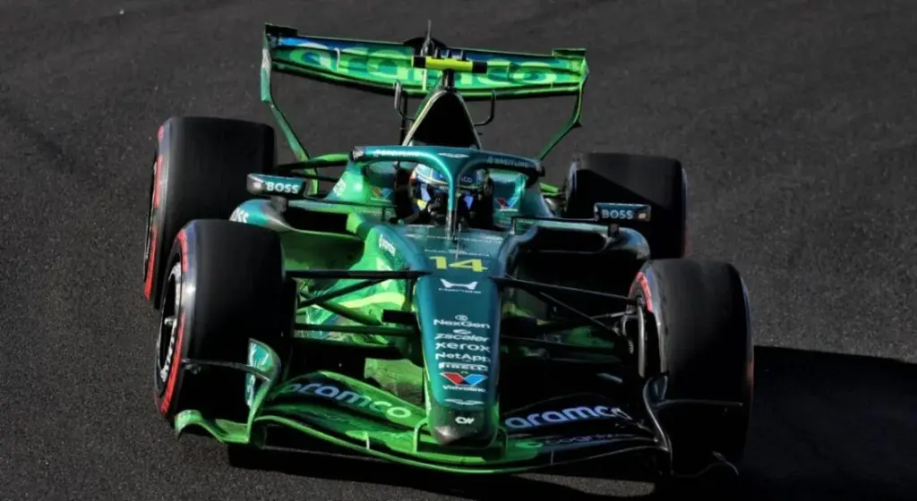 Fernando Alonso reassured by the new Aston Martin: 
