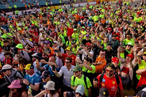 An influencer excluded from the British Grand Prix after an incident in the paddock