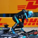 Toto Wolff at Russell's side after a disastrous weekend