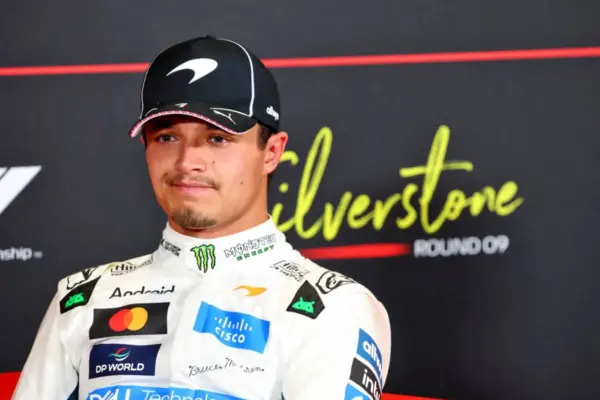 Lando Norris écope d'une lourde pénalité sur la grille de départ du Grand Prix de Belgique