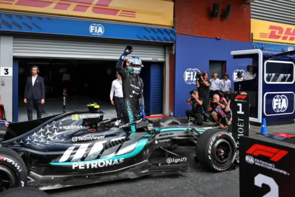 Kimi Antonelli wins at Spa after an exciting showdown with Leclerc