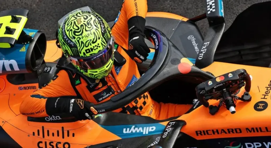Lando Norris a dû repousser les limites de sa McLaren pour décrocher la pole en Hongrie