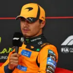 Lando Norris frustrated after his strong qualifying at Spa: "It's a shame to drop ten places"