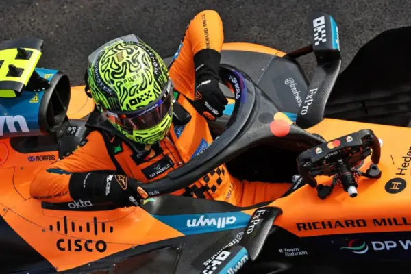 Lando Norris a dû repousser les limites de sa McLaren pour décrocher la pole en Hongrie