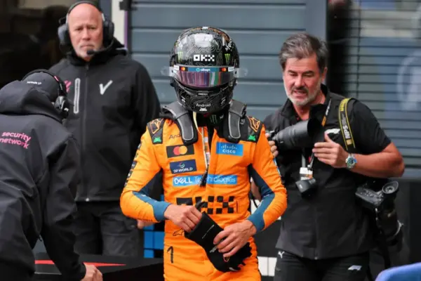 Lando Norris snatches pole from Mercedes under the threat of rain at Zandvoort