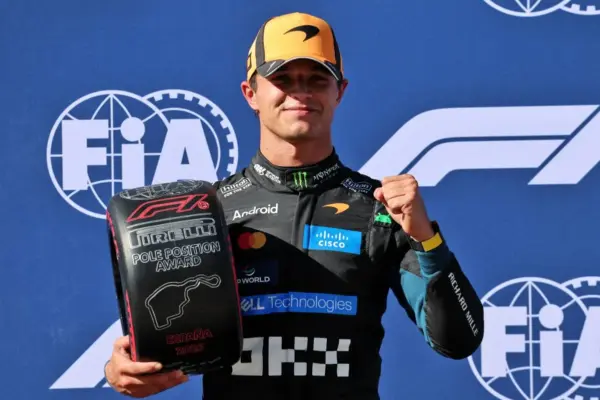 Lando Norris reveals he nearly hit the wall in "one of the best laps" of his career