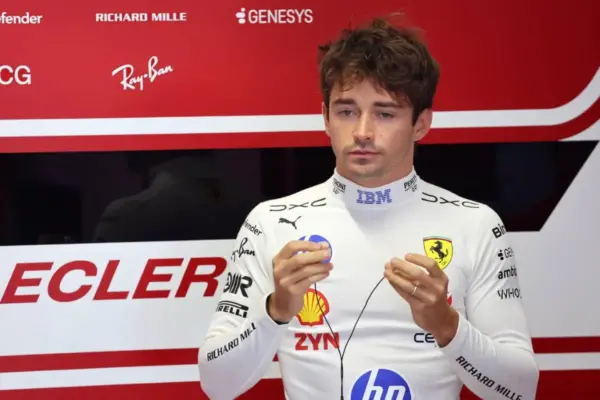 Charles Leclerc admits his fault against Hamilton at Monza: "I went too far"