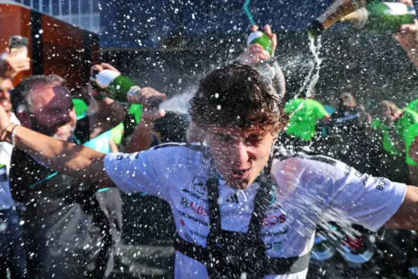 Kimi Antonelli gives Wolff "grey hair" despite his 81-point lead